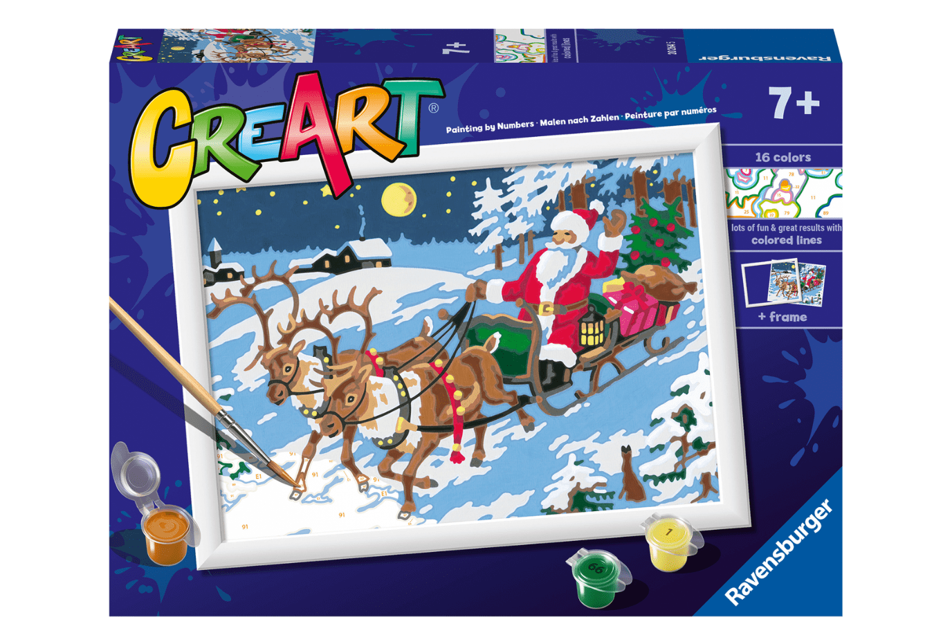 CreArt Paint By Number: The Night Before Christmas