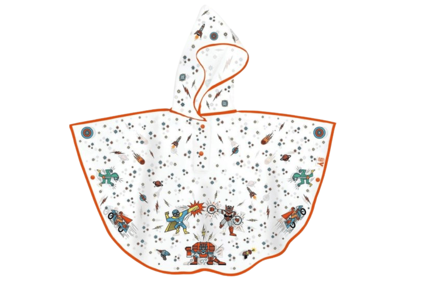 Ilo Super Hero Djeco Rain Cape for 5-7 Year Olds