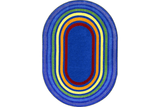 Rainbow Rings Rug (Various Sizes Available)
