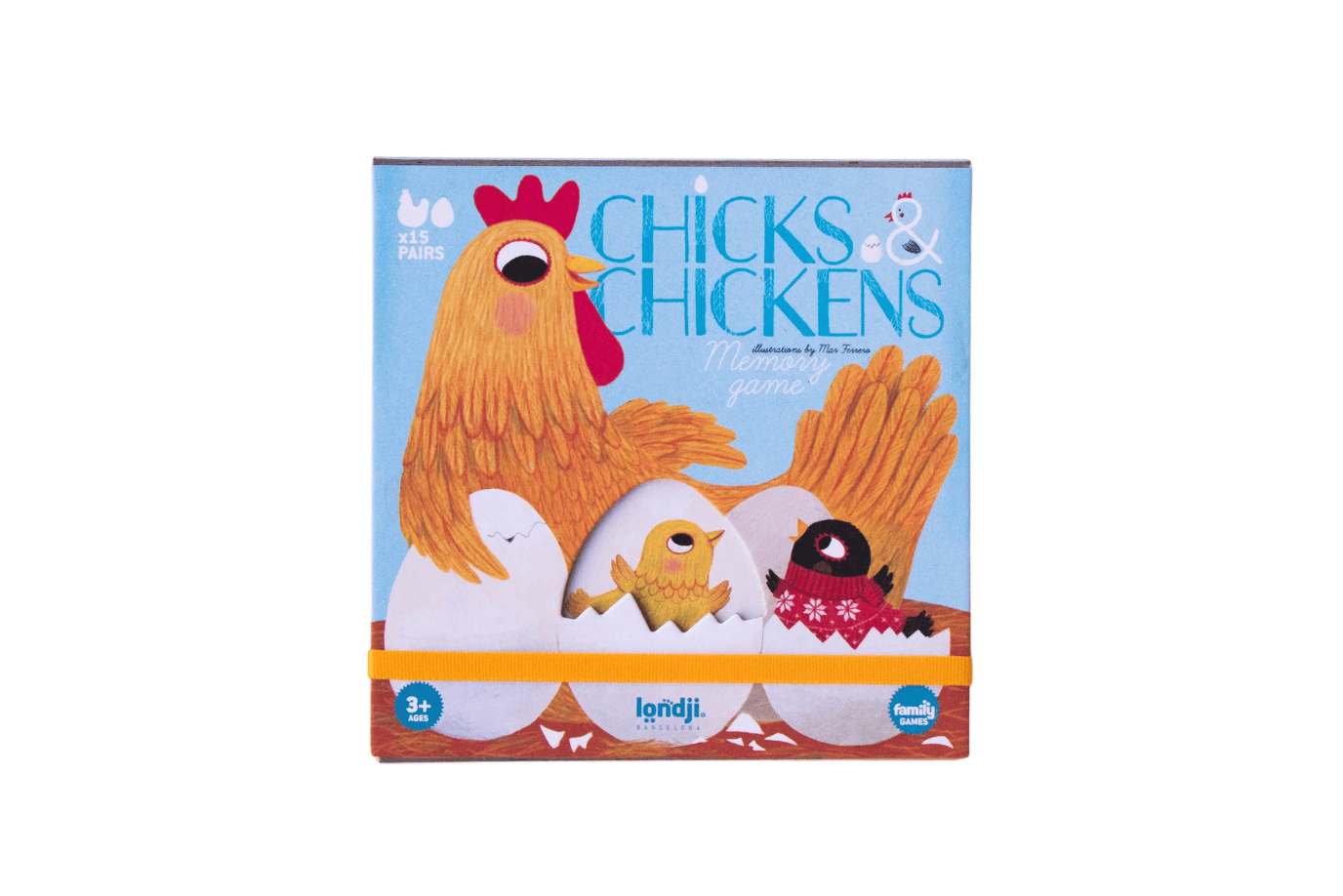 Memory Game - Chicks and Chickens (Ages 3+)