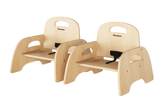 Simple Sitter Durable Baltic Birch Chair - 2 Pack (Multiple Seat Heights Available)