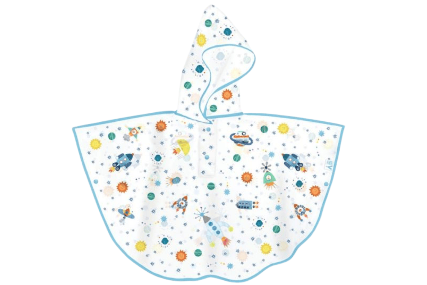 Ilo Rocket Djeco Rain Cape for 5-7 Year Olds