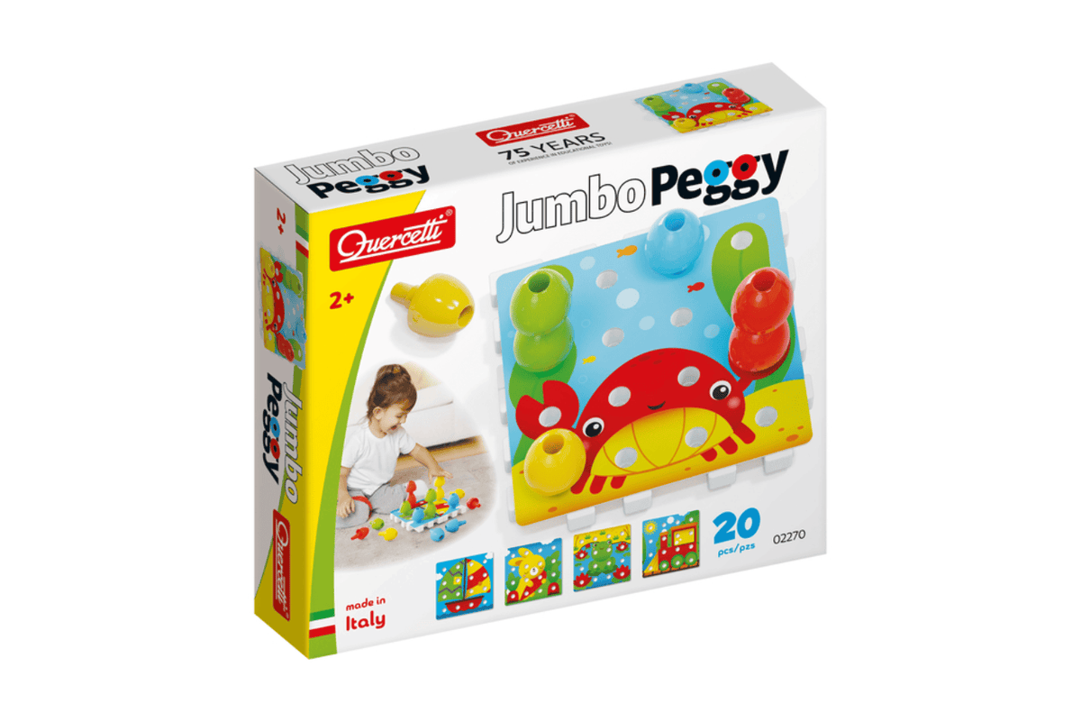 Stortz Toys Quercetti Jumbo Peggy - 20 pcs