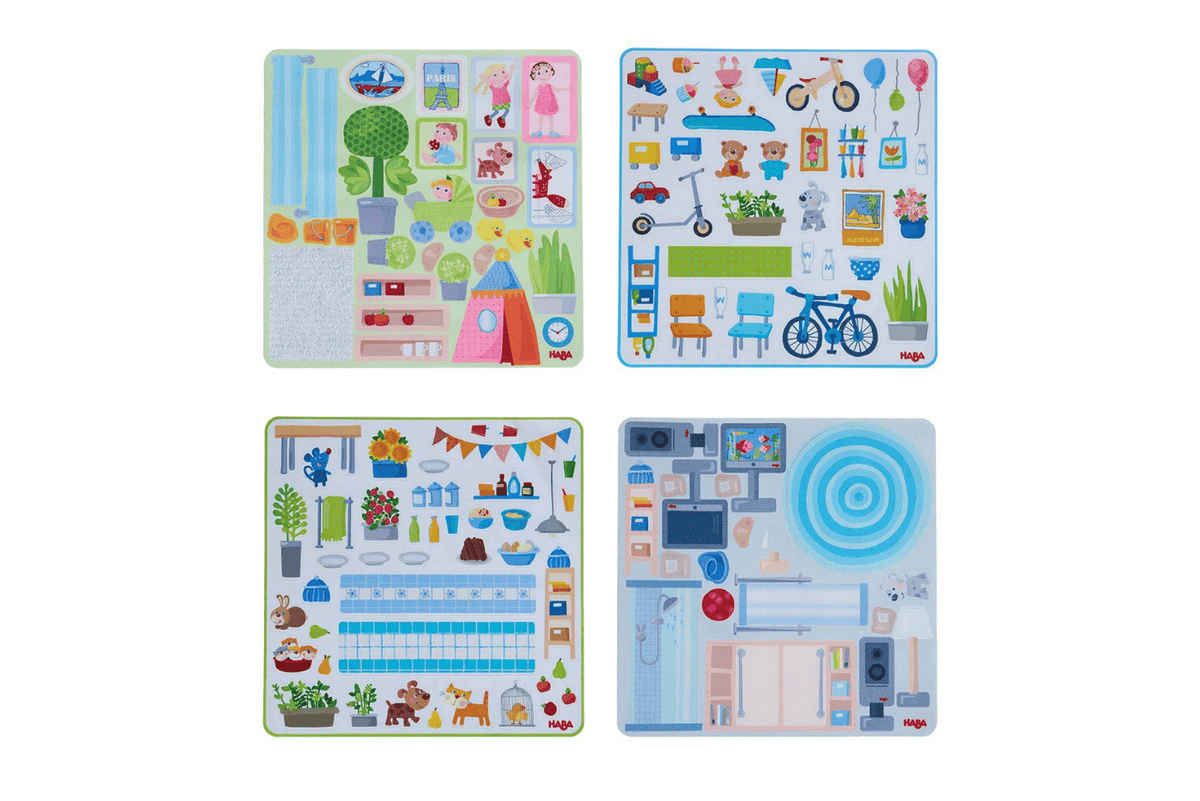 Haba Haba Little Friends Dollhouse Town Villa with Furniture