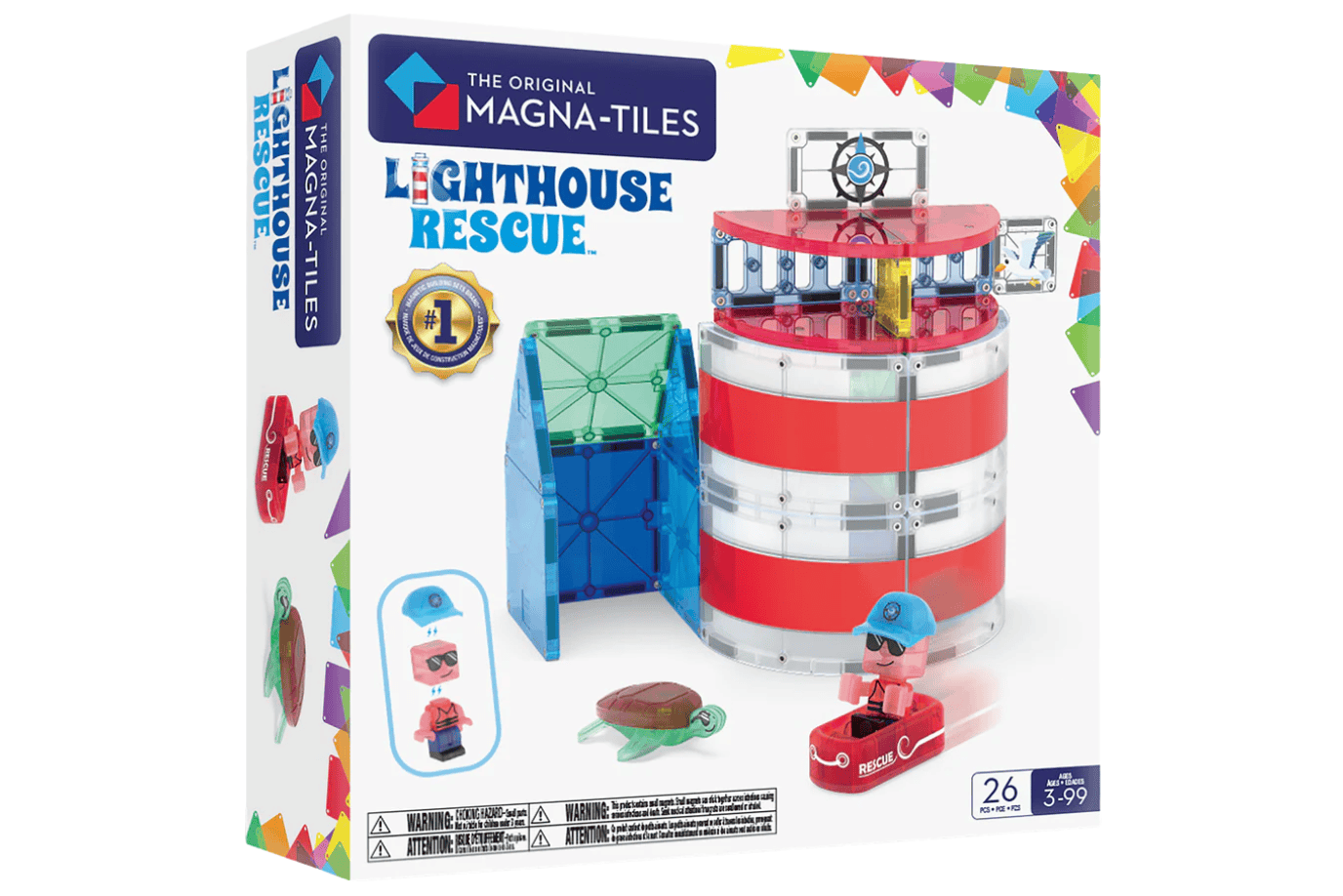 Valtech Magna Tiles Magna-Tiles® Lighthouse Rescue 26-Piece Set