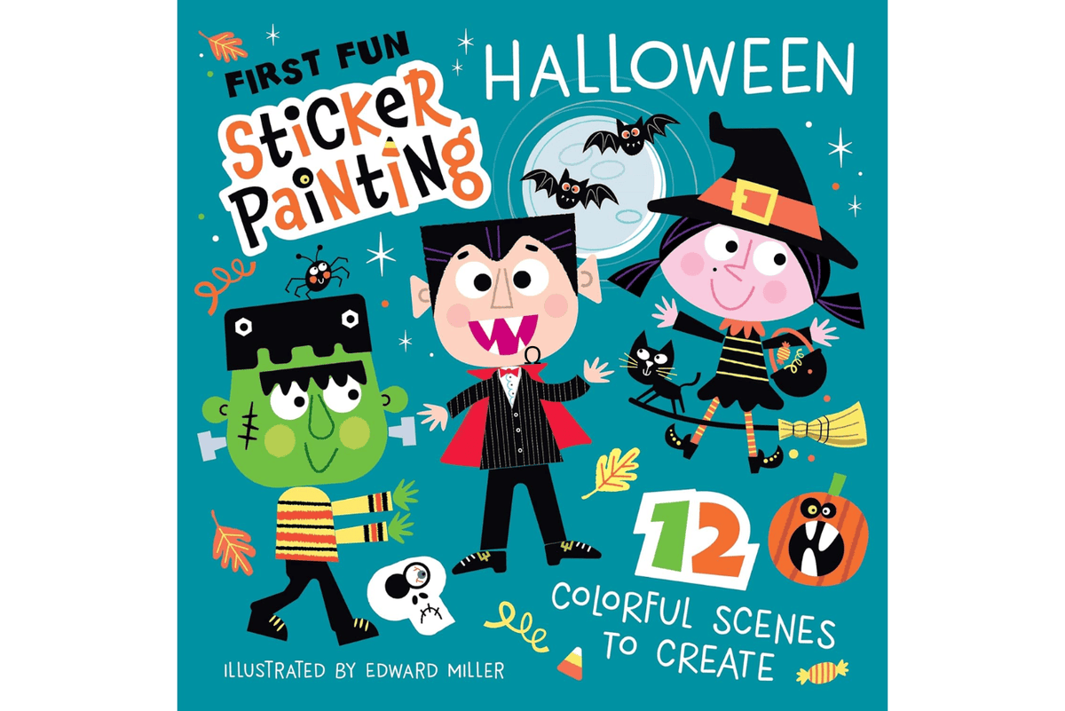 Raincoast Books First Fun Sticker Painting: Halloween