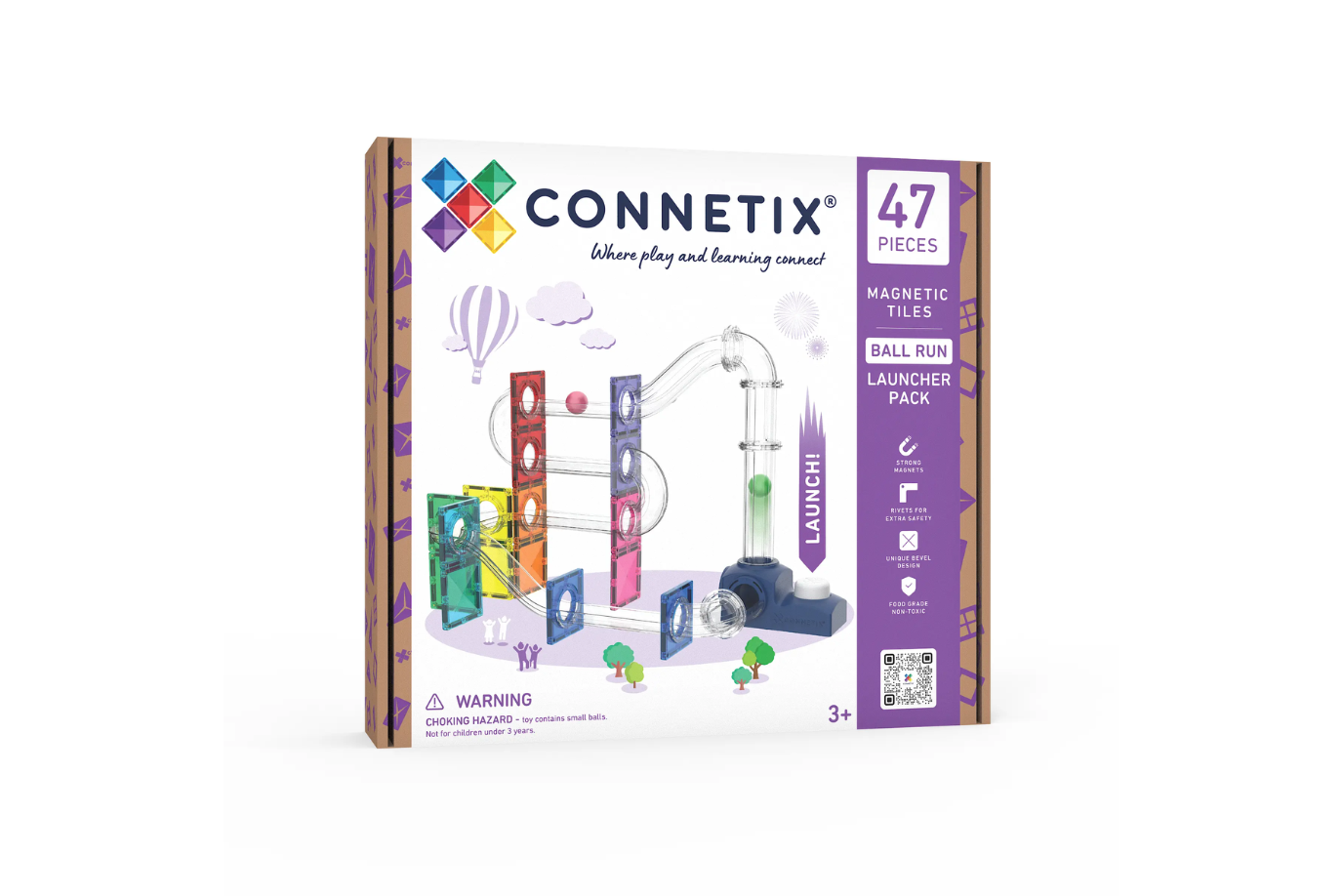 Connetix Ball Run Launcher Pack [47 Pieces]