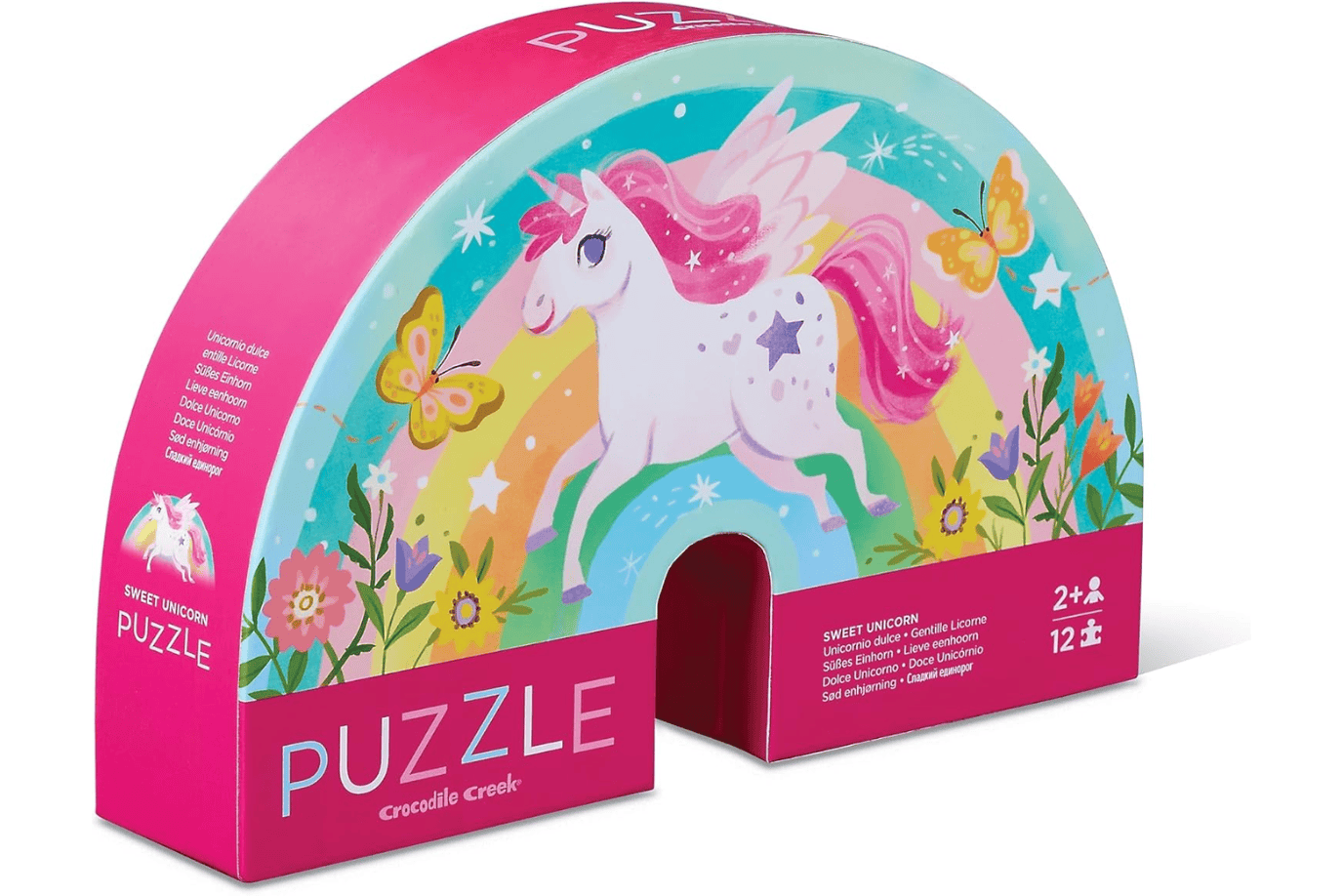 Crocodile Creek Crocodile Creek Mini Puzzle - Sweet Unicorn
