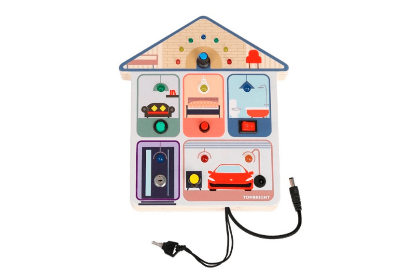 K.I.D. Toys Inc. Top Bright - Busy Board House