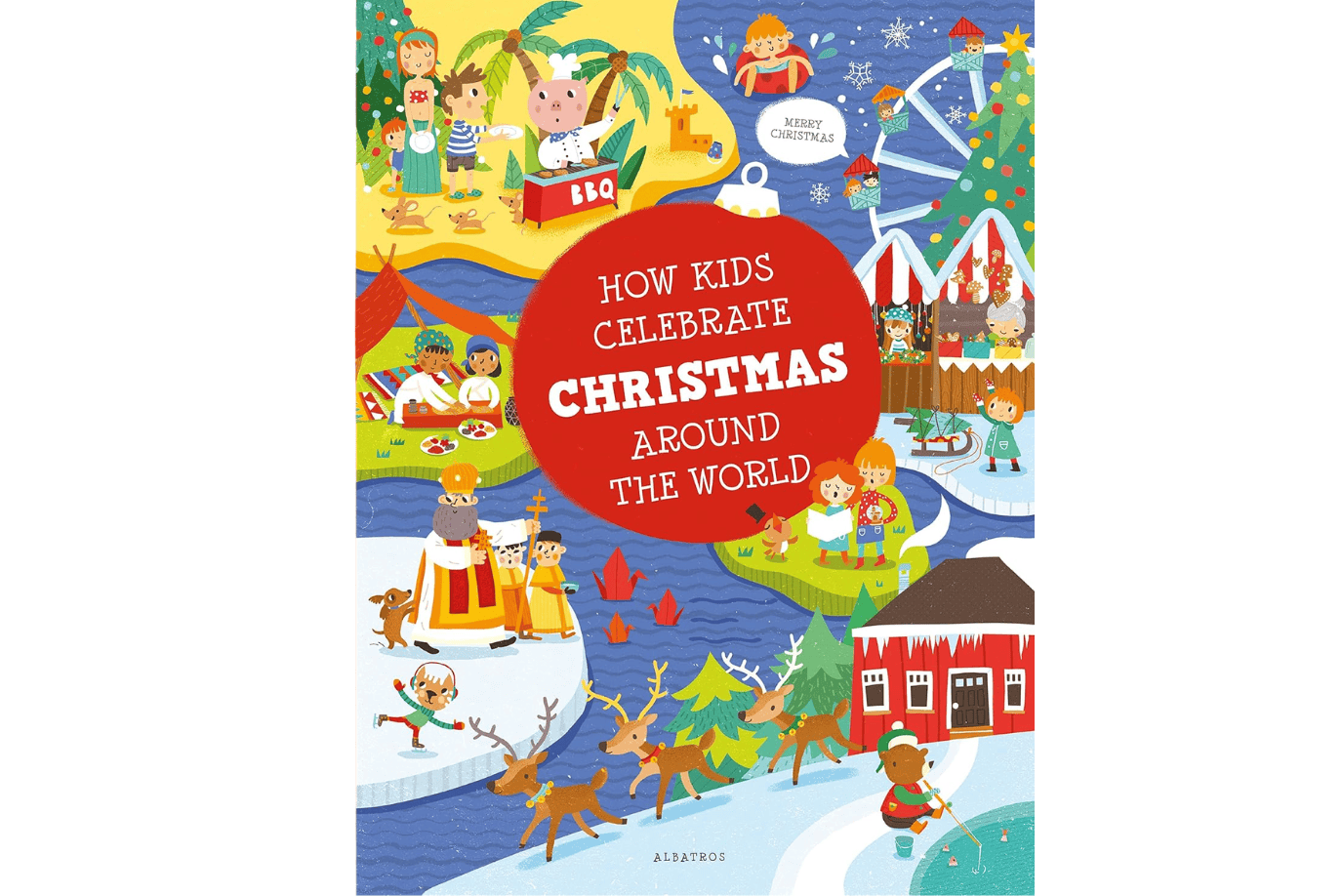 Raincoast Books How Kids Celebrate Christmas Around the World by Pavla Hanackova [HARDCOVER]
