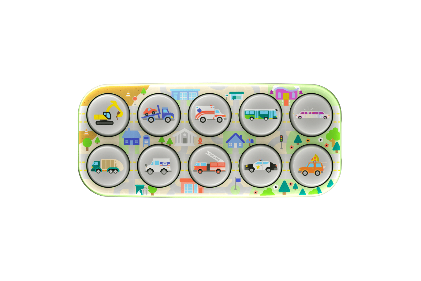 Boppo Busy Vehicles Toppo (Multiple Themes Available)
