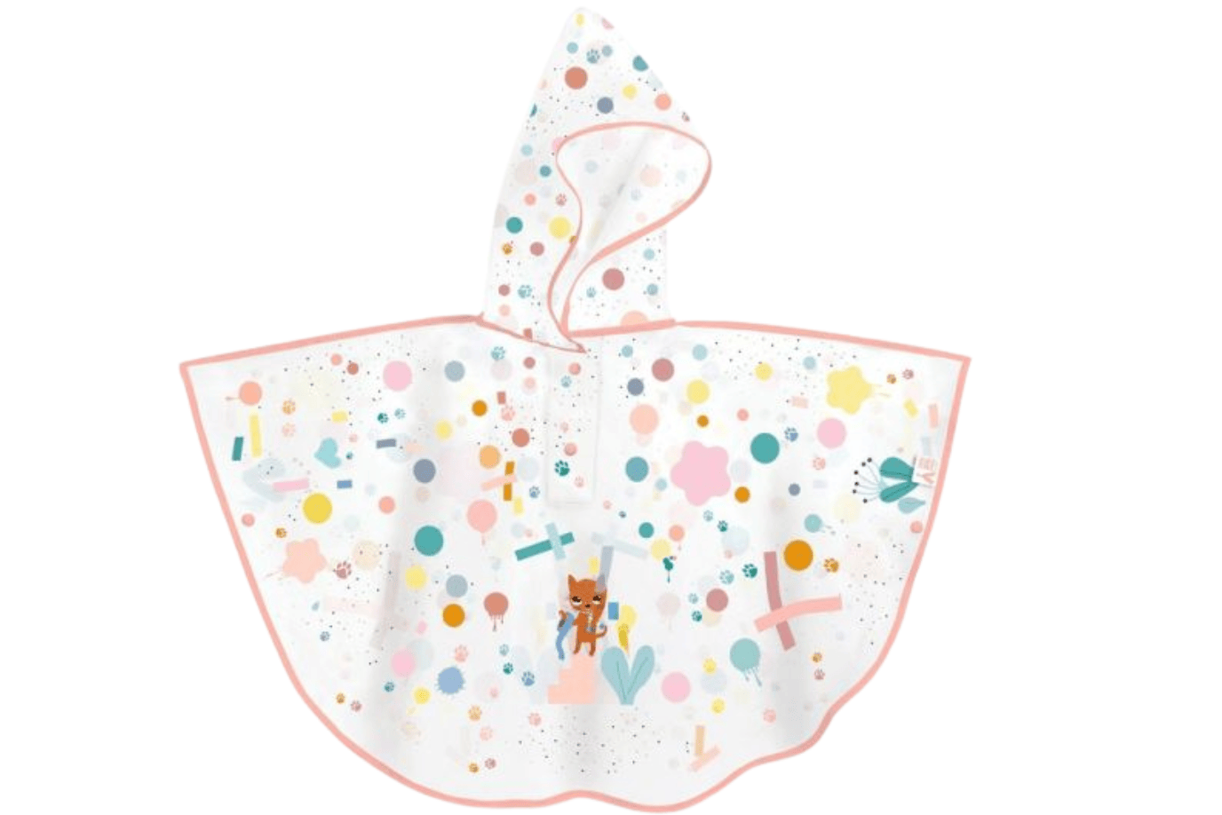 Ilo Cat Djeco Rain Cape for 3-5 Year Olds