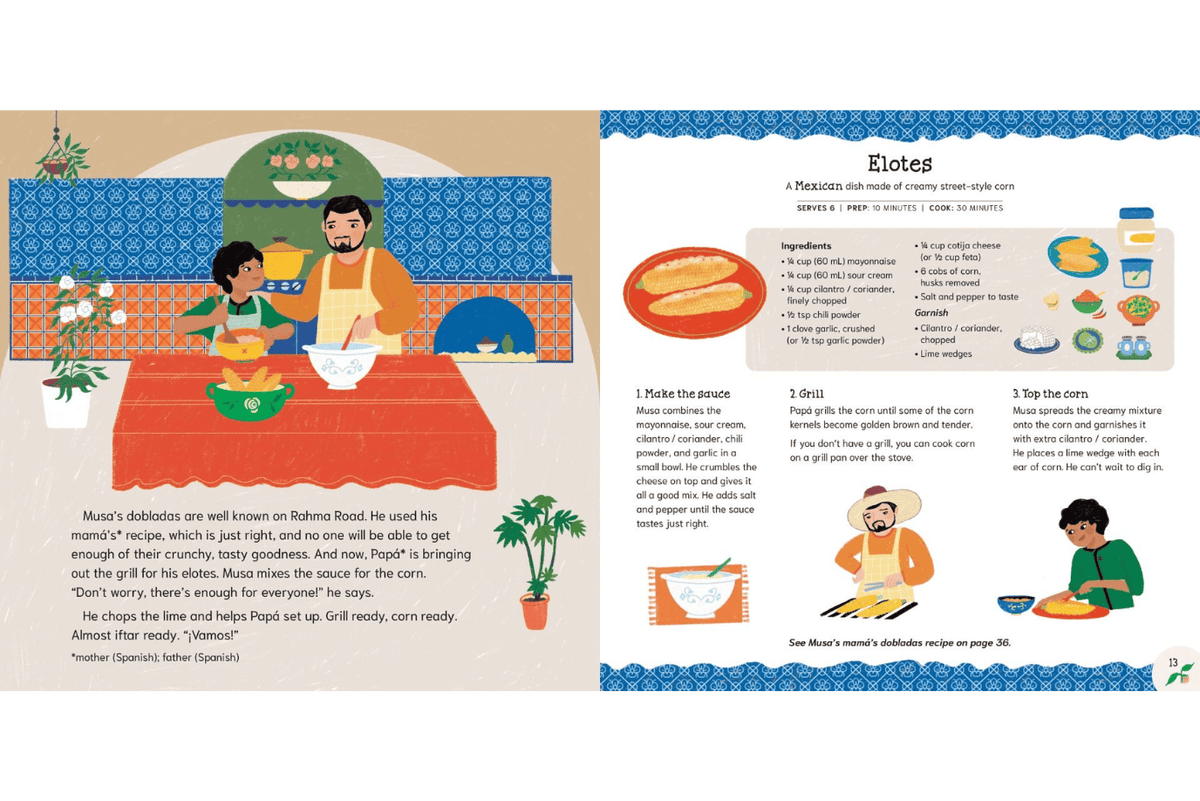 Barefoot Books Ramadan on Rahma Road A Recipe Storybook [HARDCOVER]