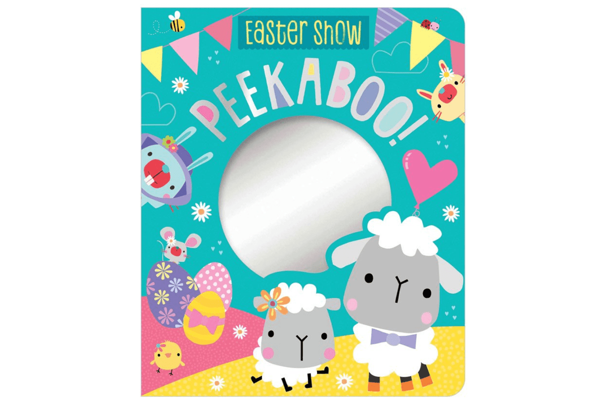 Easter Show Peekaboo! Board Book, Make Believe Ideas, easter books for babies, easter books for infants, easter books for toddlers, easter gift ideas for babies, easter gift ideas for toddlers, The Montessori Room, Toronto, Ontario, Canada. 