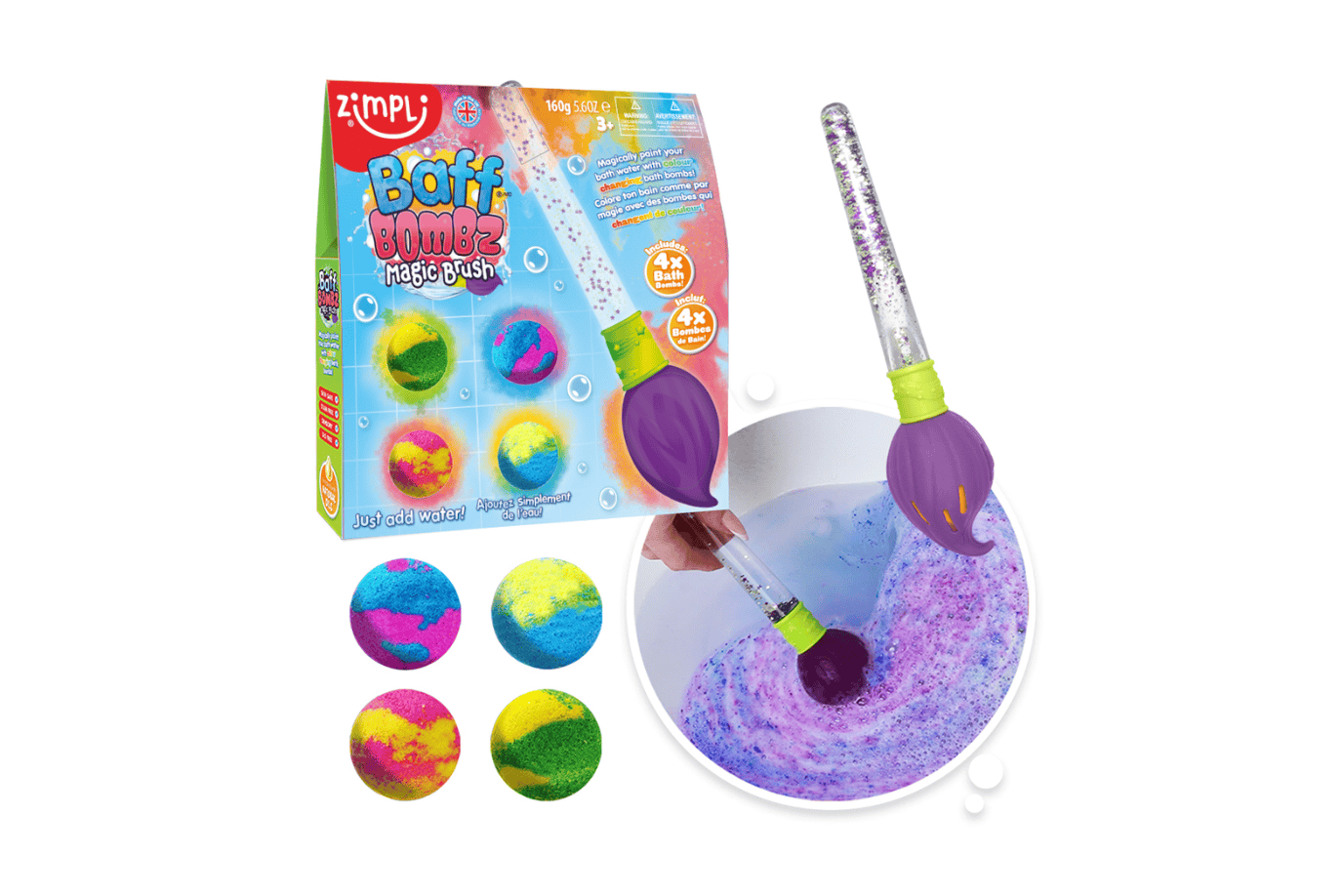 K.I.D. Toys Inc. Bath Bombs Magic Brush
