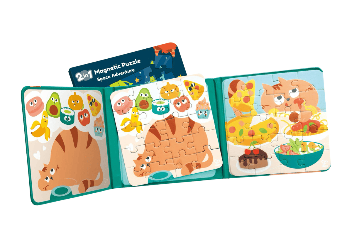 Playwell Hape Magnetic Puzzle Book- Great For Travel