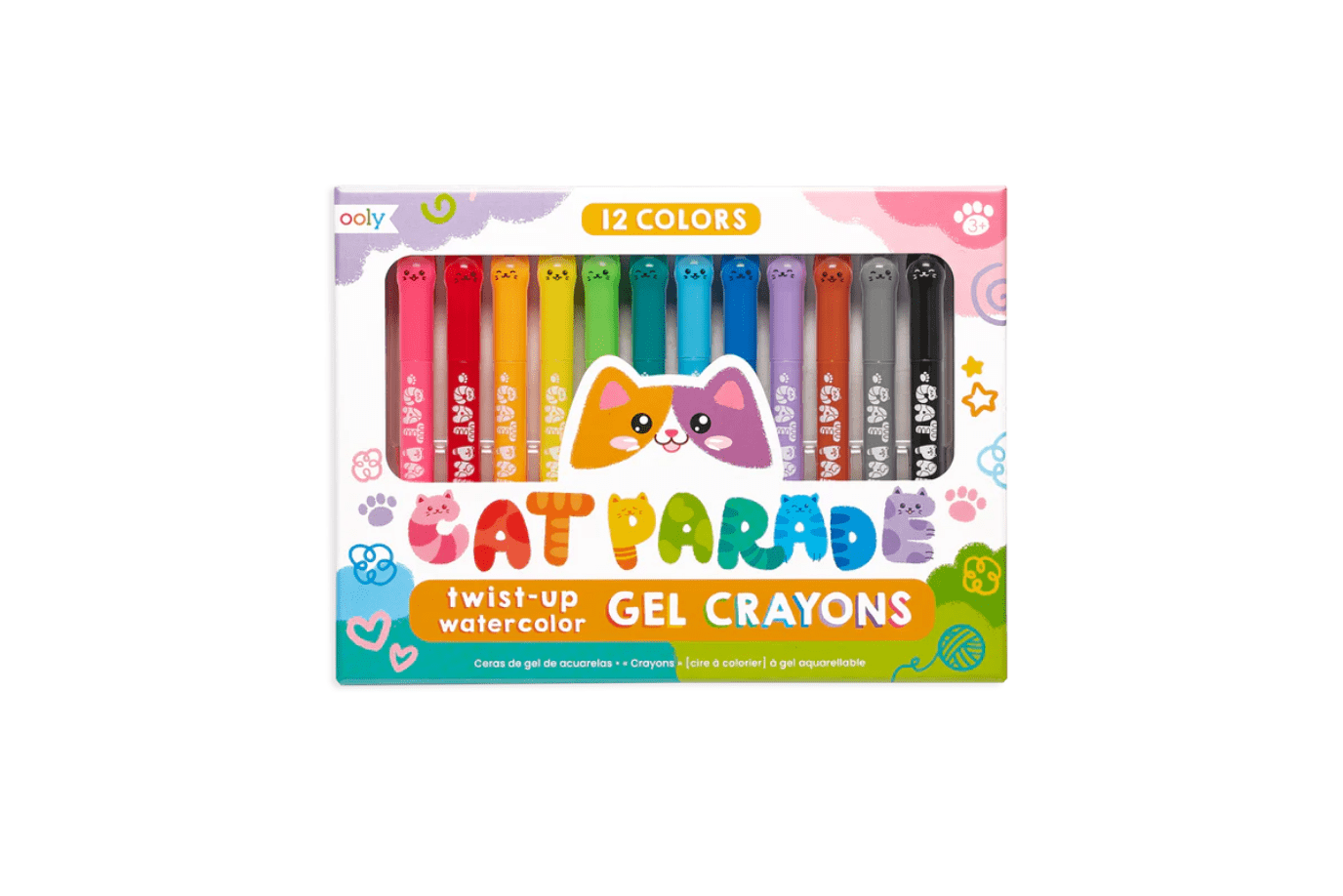 Ooly Watercolour Gel Crayons (Set of 12)