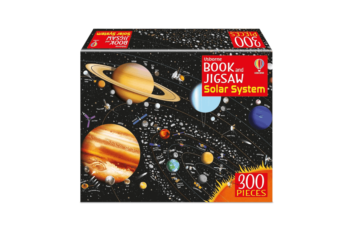 Harper Collins Book The Solar System Usborne Picture Puzzles: Book + Puzzle
