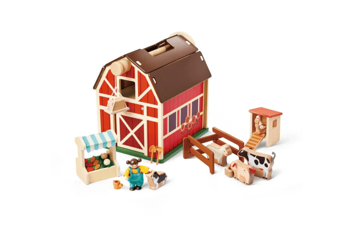 Playwell Hape Farm Playset