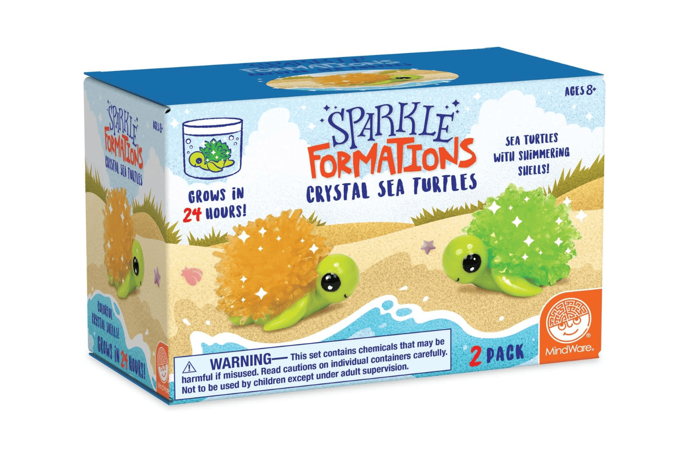 Outset Media Sparkle Formations: Make Your Own Crystal Sea Turtle
