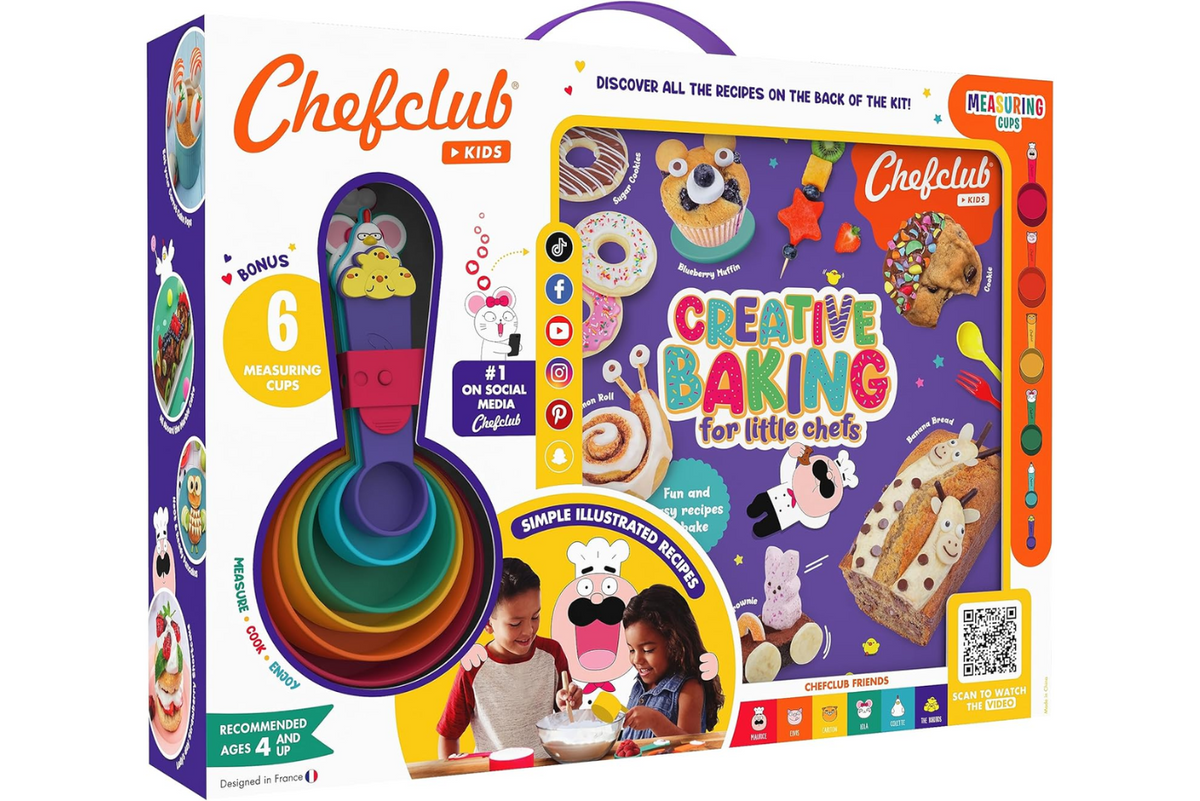 Chefclub Box Set: Creative Baking for Little Chefs, visual recipes for children, cookbooks for kids, gifts for children who love to bake, practical life skills, The Montessori Room, Toronto, Ontario, Canada. 