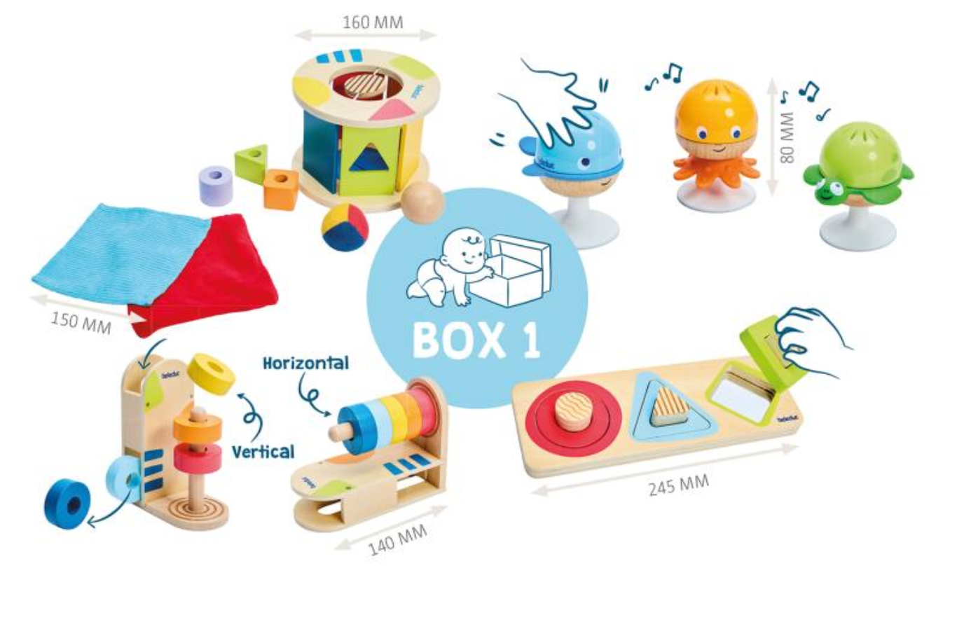 Beleduc Curious Tots Box 1: 12 - 18 Months