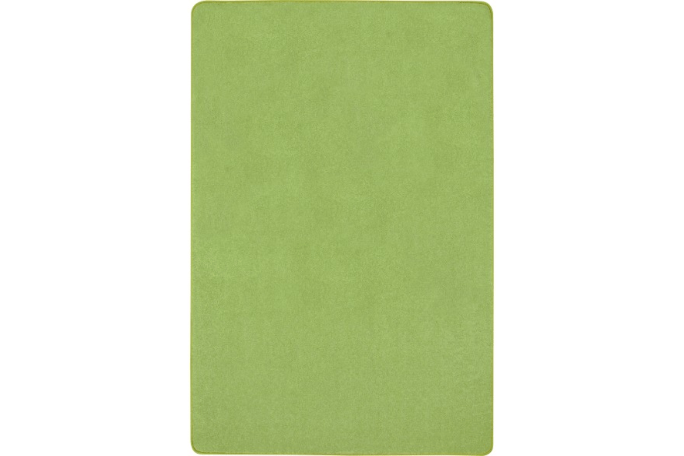 Joy Carpets Lime Green / 4' x 6' Rectangle Solid Colour Classroom Rug (Various Sizes and Colours Available)