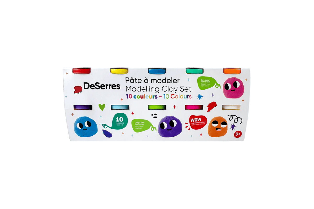 Pierre Belvediere DeSerres Modelling Clay Kit - 10 Colours