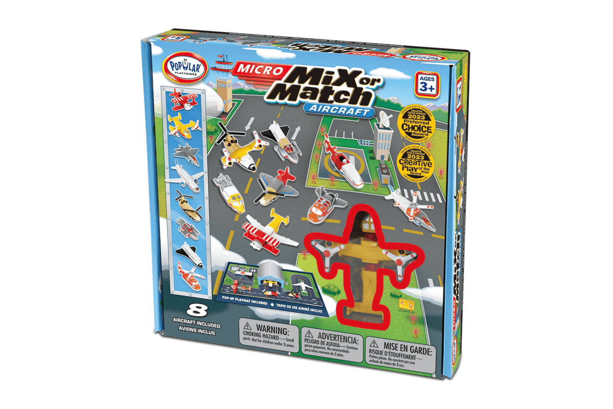 Outset Media MICRO Mix or Match Vehicles Aircraft