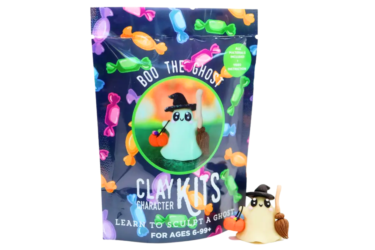 The Make Station | DIY Polymer Clay Kit - Boo The Ghost