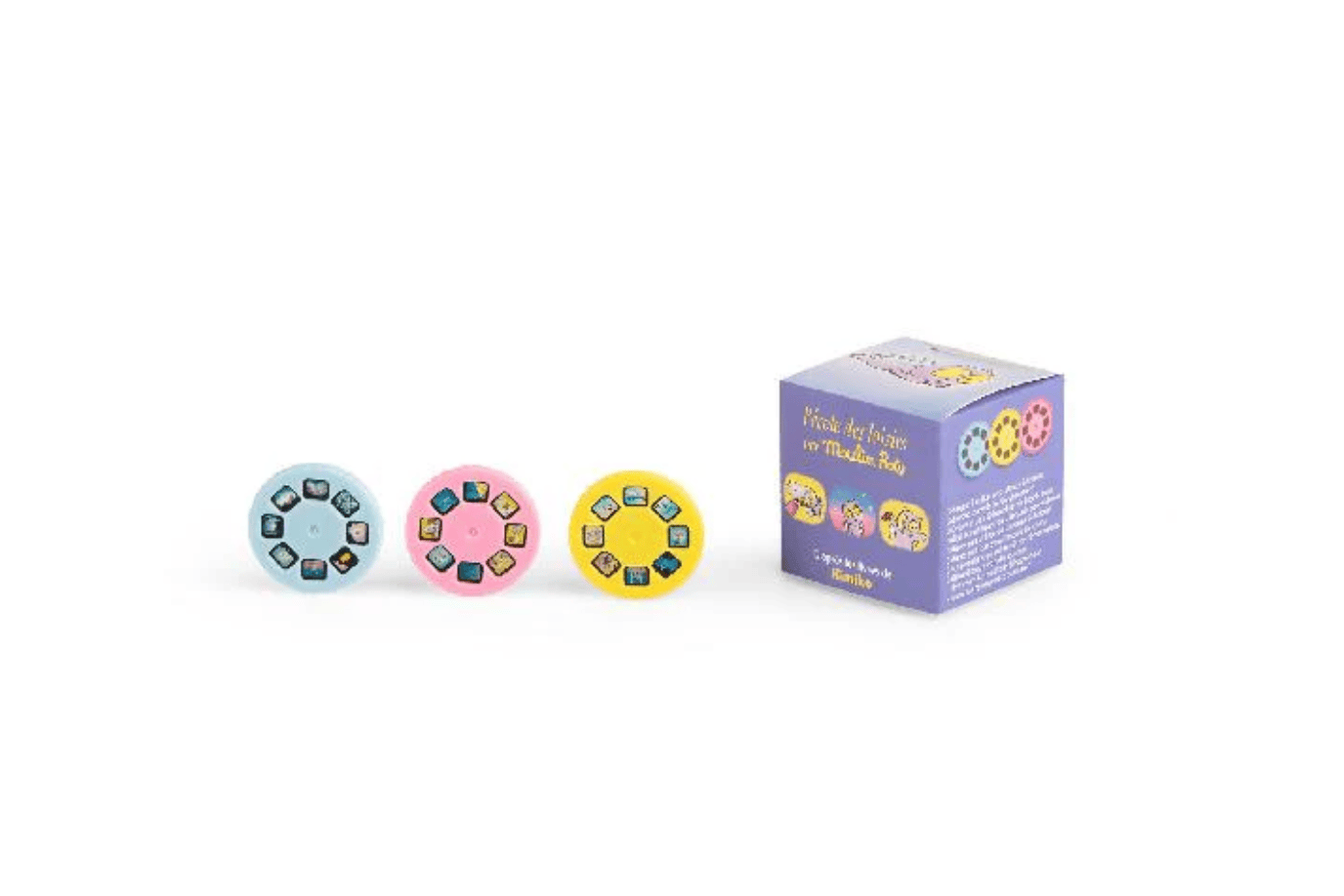 Fire The Imagination Croque-Bisous - Pack of 3 Discs Moulin Roty Storybook Torch and Discs (Various Themes)
