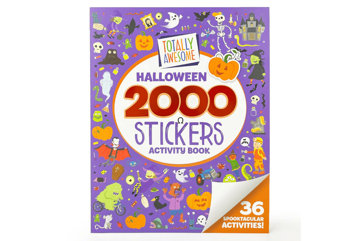 Raincoast Books Totally Awesome Halloween Activity Book with 2000 Stickers