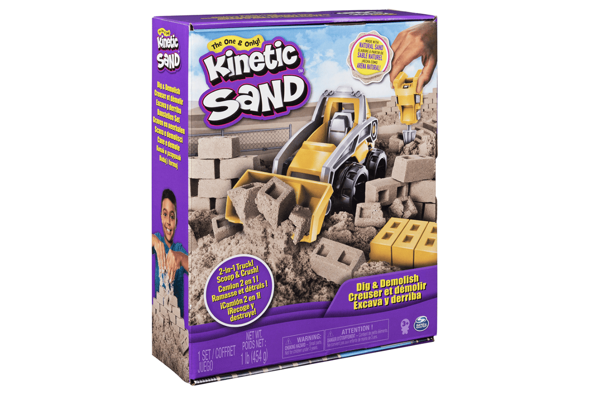 K.I.D. Toys Inc. Kinetic Sand - Dig &amp; Demolish Playset