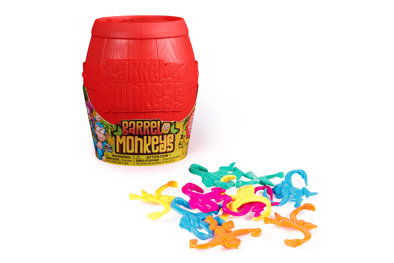 K.I.D. Toys Inc. Barrel of Monkeys Game