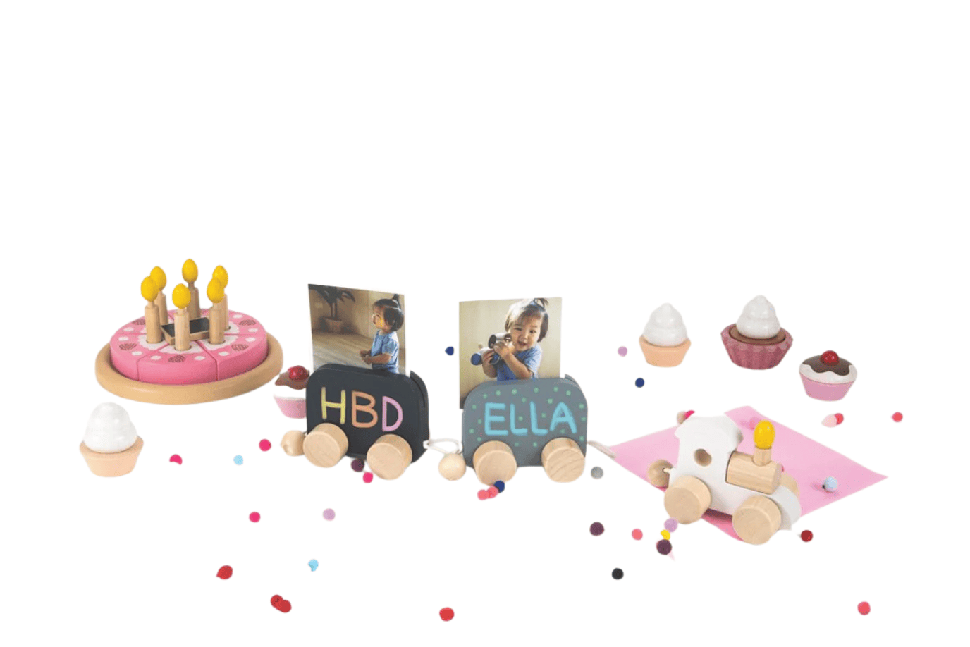 Fire the Imagination Plan Toys - Birthday Photo Train