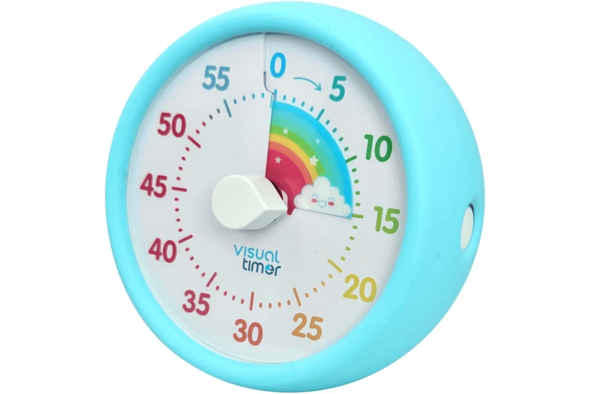 Preschool Collection Rainbow Visual Timer  (60-minute countdown timer)