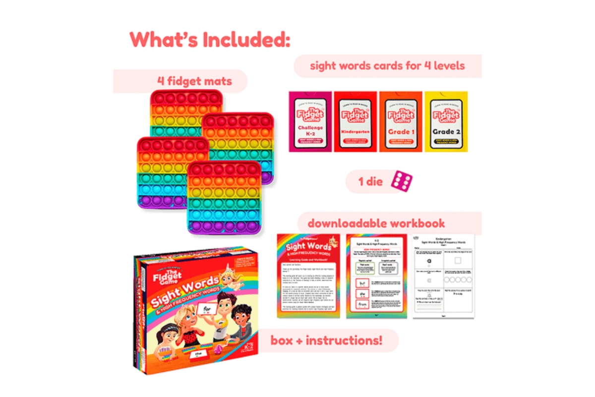 The Fidget Company The Fidget Game: Sight Words [The Fidget Company] (Pre-K to Grade 2)