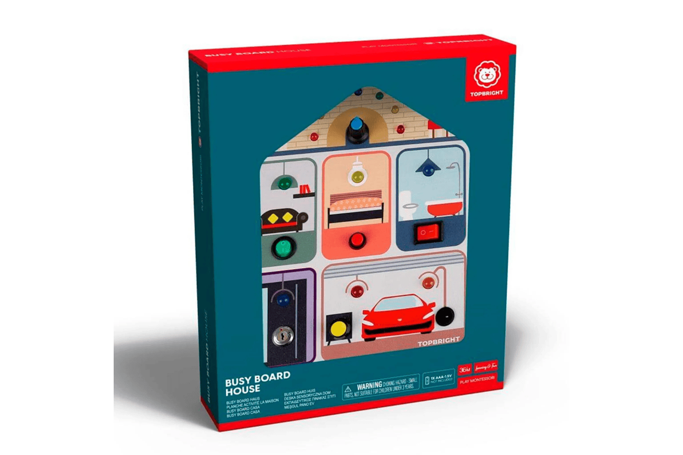 K.I.D. Toys Inc. Top Bright - Busy Board House