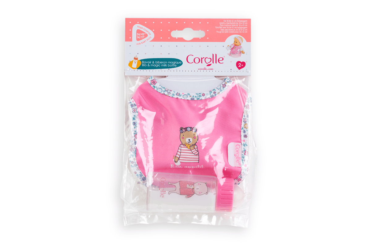 K.I.D. Toys Inc. Corolle Bib and Magic Bottle