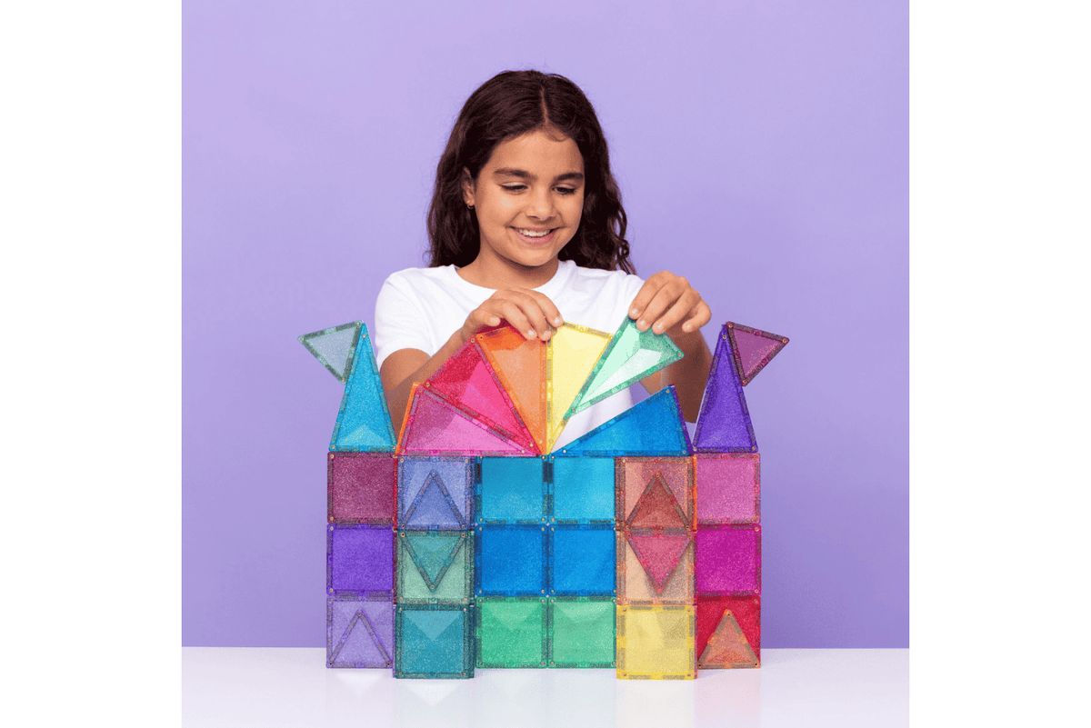 Connetix Tiles Connetix Glitter Castle Pack [48 Pieces]