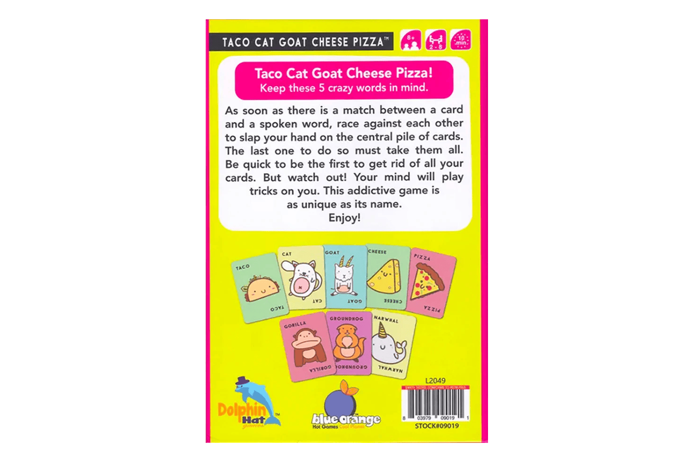 Outset Media Taco Cat Goat Cheese Pizza