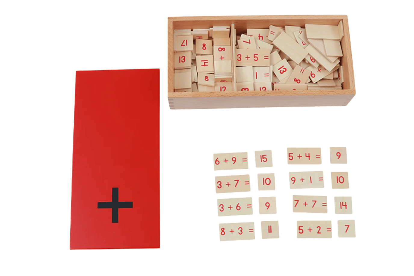 Adena Montessori Addition Equations and Sums Box