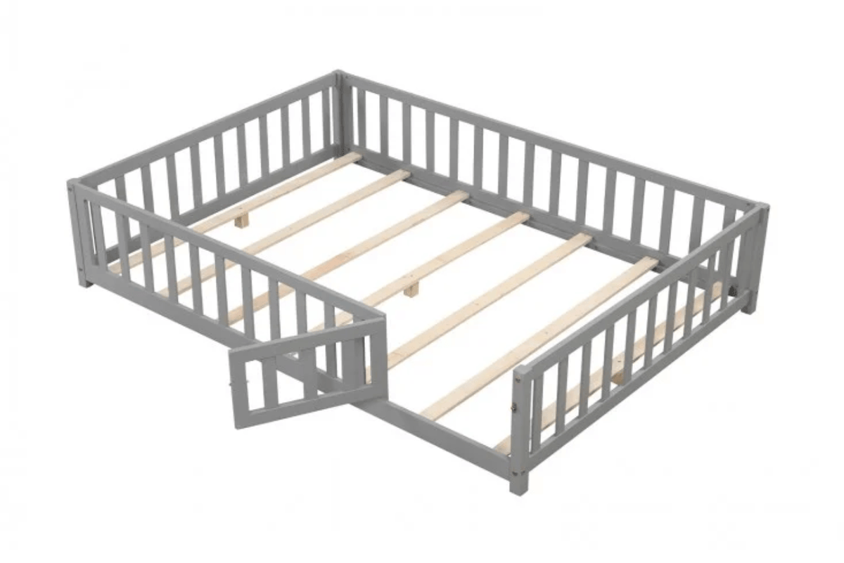 Costway Gray Montessori Floorbed - Full