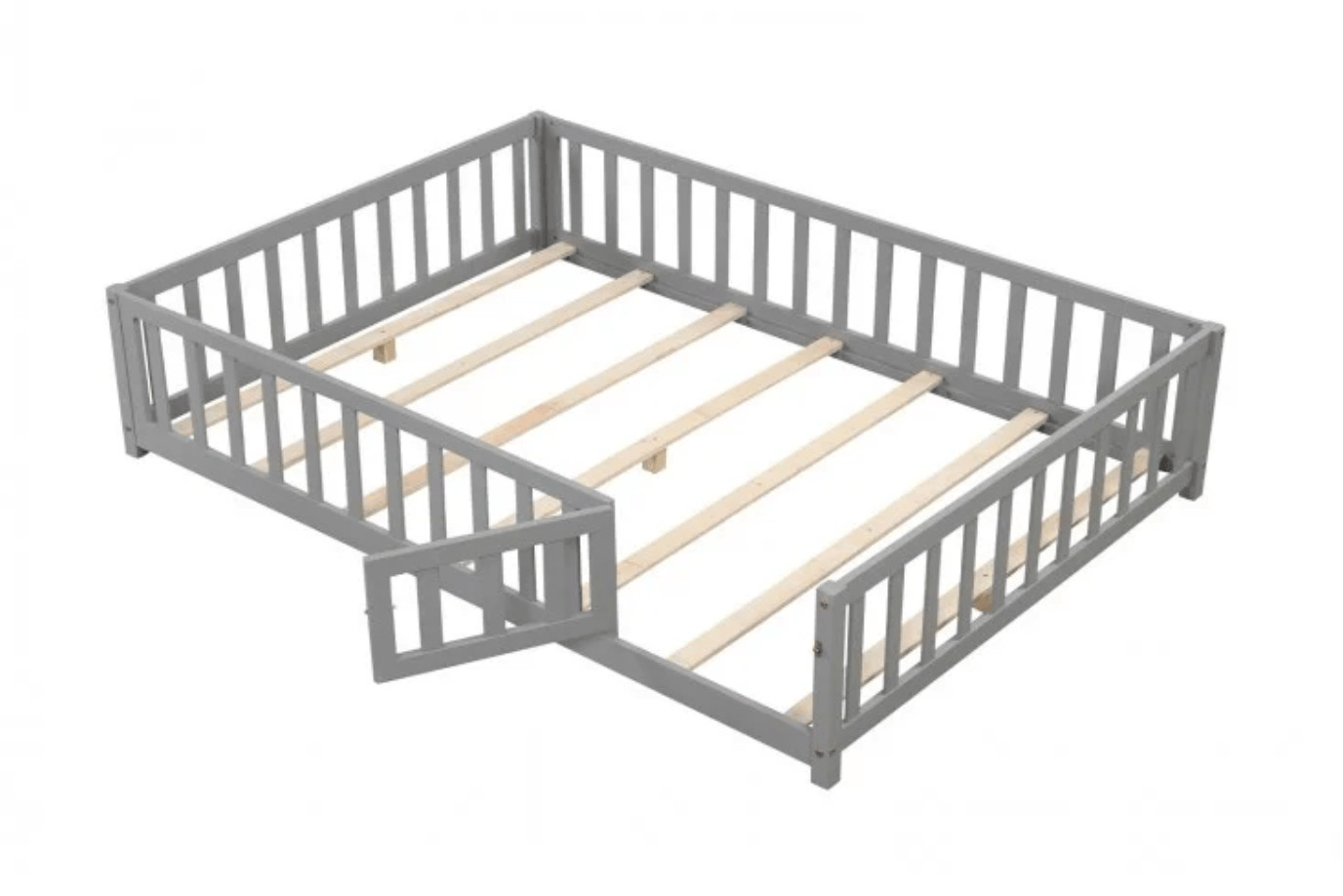 Costway Gray Montessori Floorbed - Full