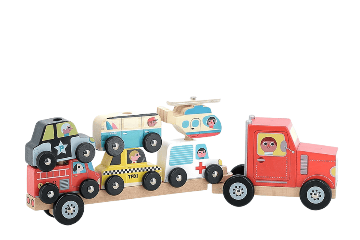 Fire the Imagination Vilac Wooden Transport Truck