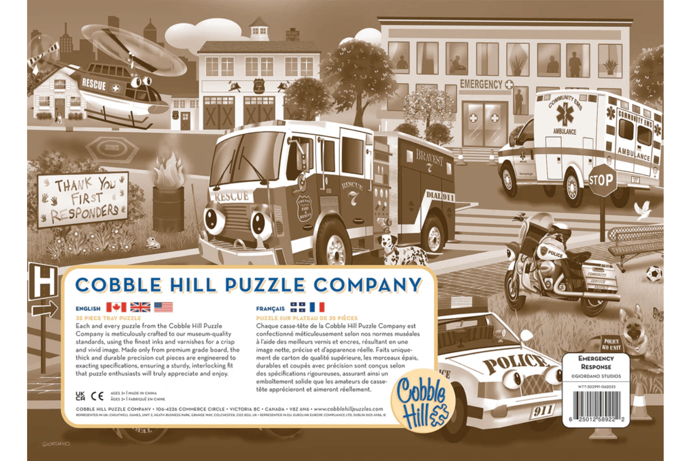 Outset Media 35 Piece Tray Puzzles (Multiple Themes)