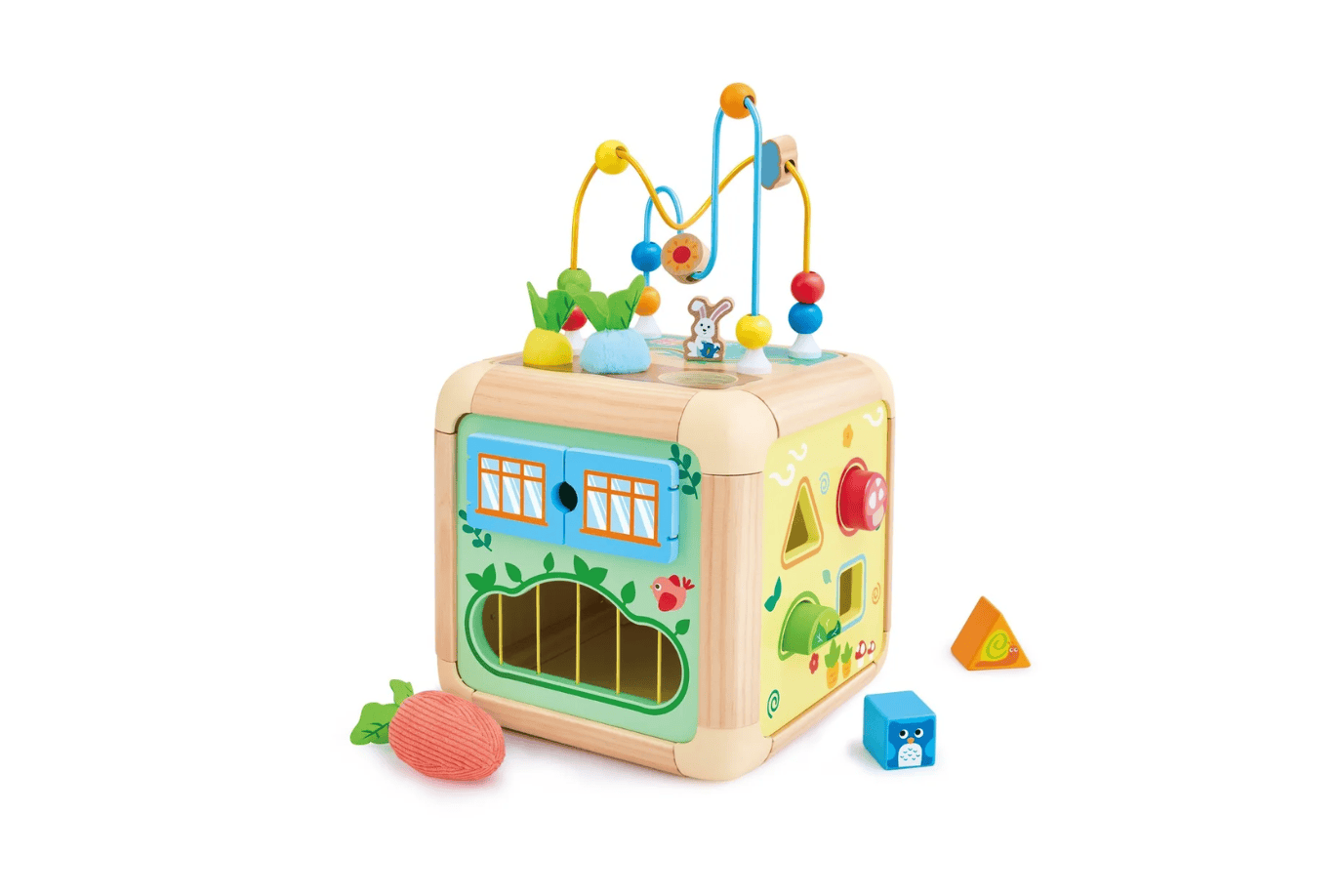 Playwell Hape Green Thumb Activity Cube