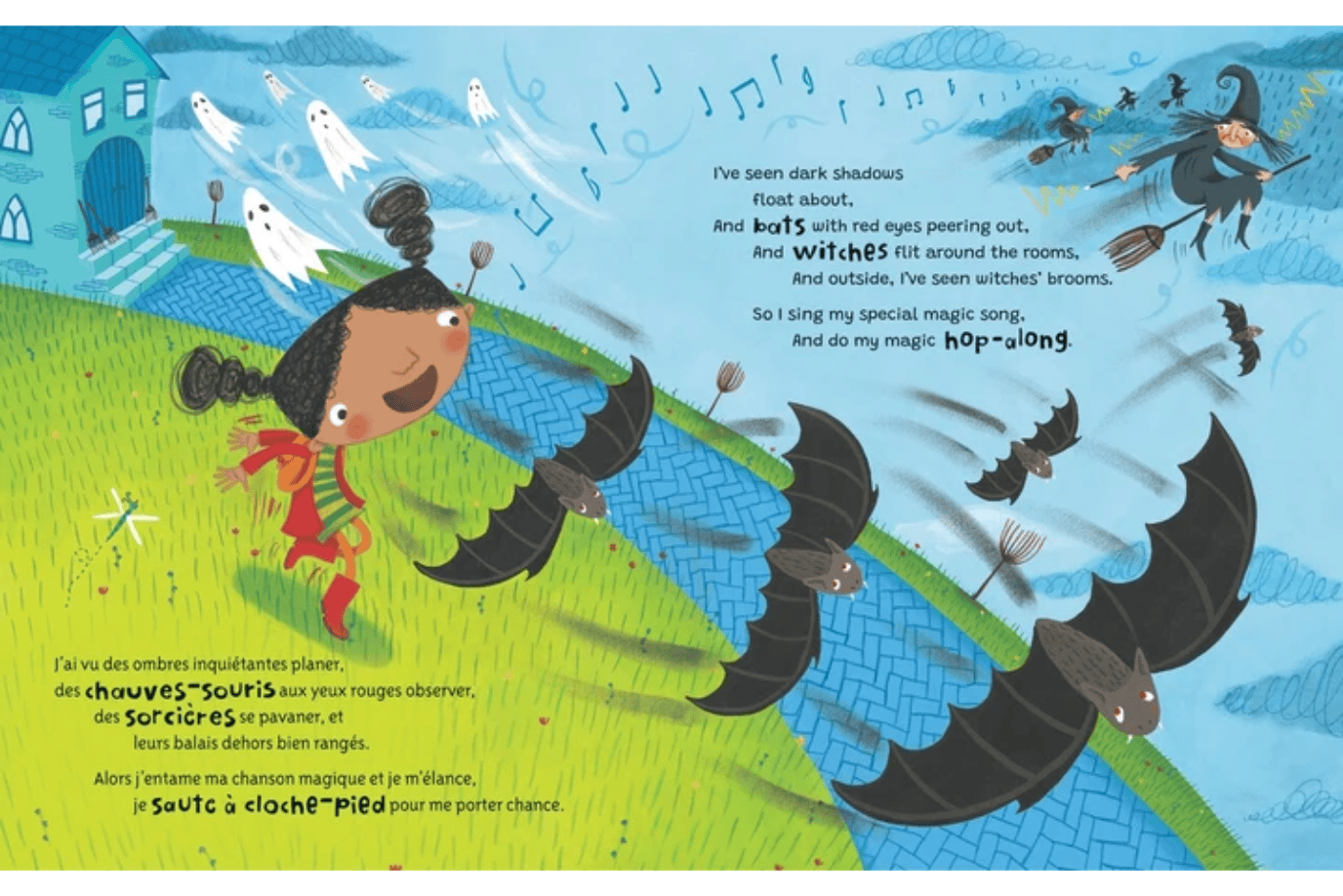 Barefoot Books Ruby's School Walk (Bilingual French & English)