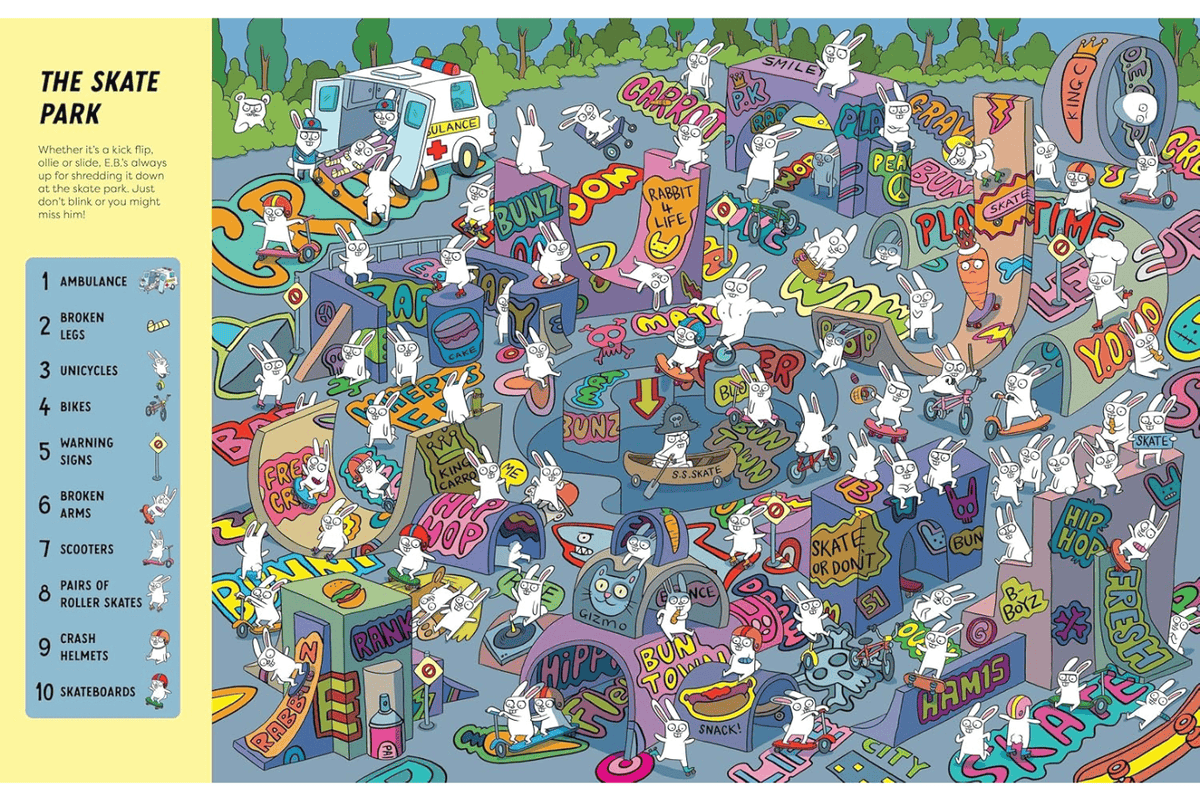 Scholastic Search & Find Book: Can You Find the Easter Bunny? by Dean Rankine [HARDCOVER]