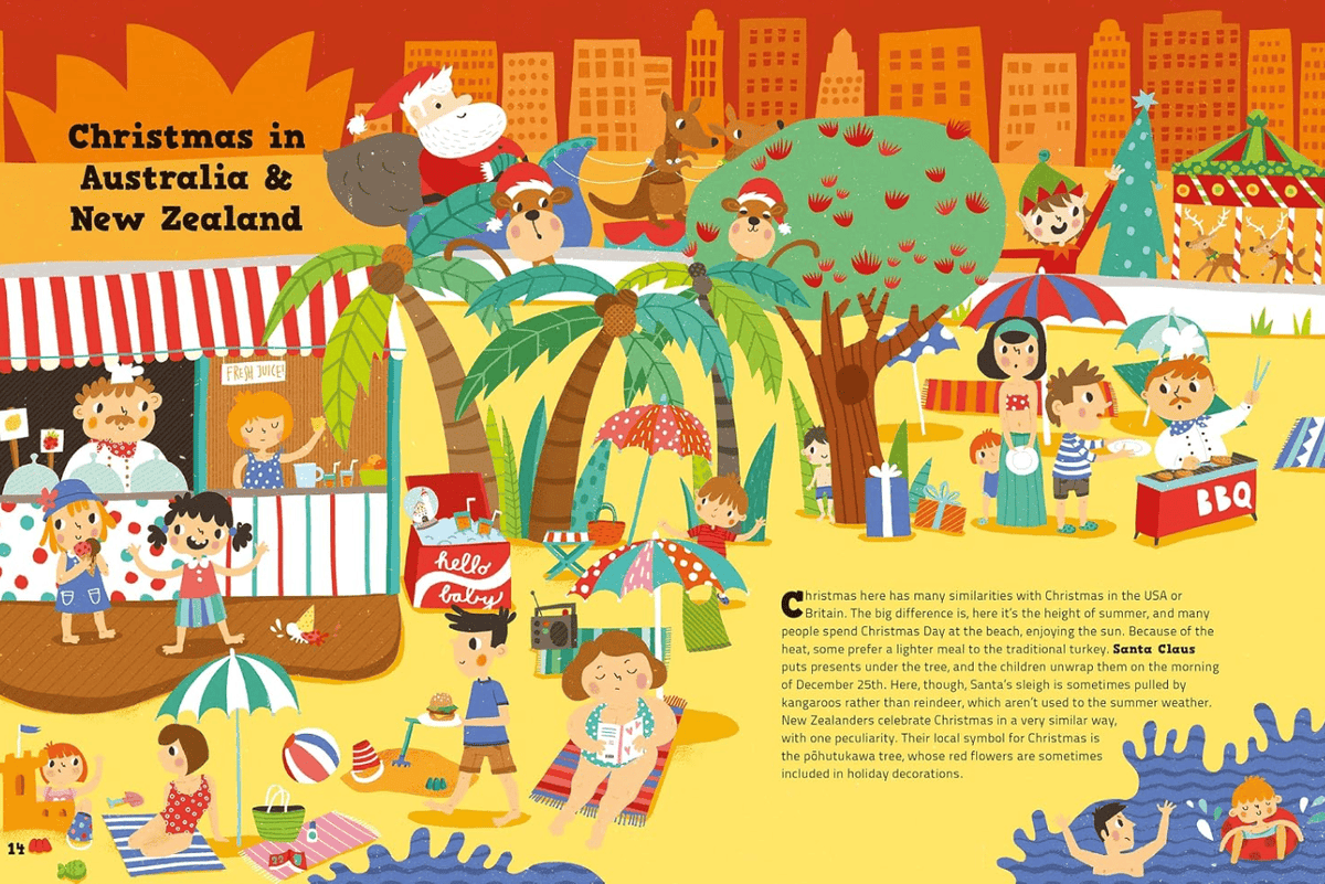 Raincoast Books How Kids Celebrate Christmas Around the World by Pavla Hanackova [HARDCOVER]